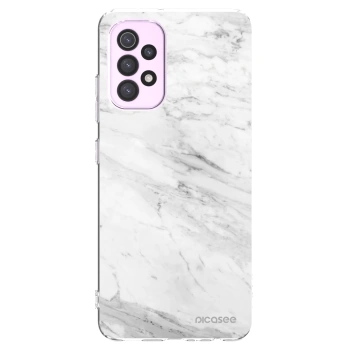 Picasee átlátszó szilikon tok az alábbi mobiltelefonokra Samsung Galaxy A32 5G A326B - White marble