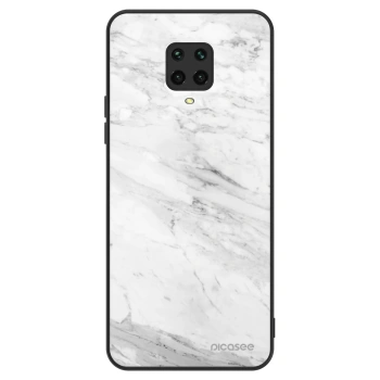 Szilikon tok erre a típusra Xiaomi Redmi Note 9 Pro - White marble