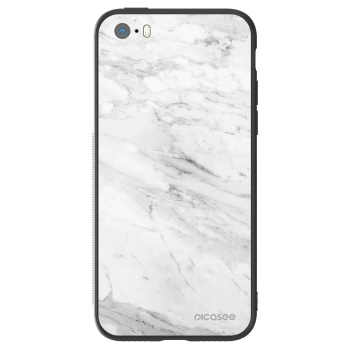 Szilikon tok erre a típusra Apple iPhone 5/5S/SE - White marble