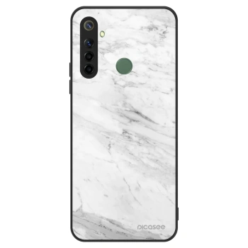 Szilikon tok erre a típusra Realme 6i - White marble