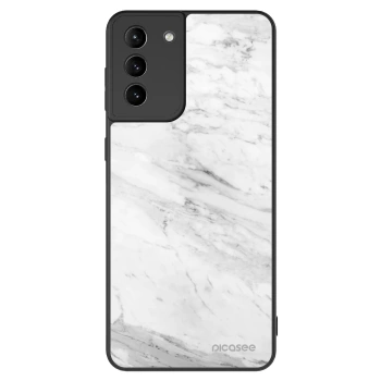 Szilikon tok erre a típusra Samsung Galaxy S21+ 5G G996F - White marble