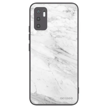 Picasee fekete szilikon tok az alábbi mobiltelefonokra Xiaomi Redmi Note 10 5G - White marble