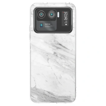 Picasee átlátszó szilikon tok az alábbi mobiltelefonokra Xiaomi Mi 11 Ultra - White marble