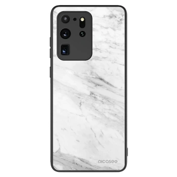 Szilikon tok erre a típusra Samsung Galaxy S20 Ultra 5G G988F - White marble