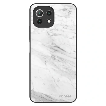 Szilikon tok erre a típusra Xiaomi 11 Lite 5G NE - White marble