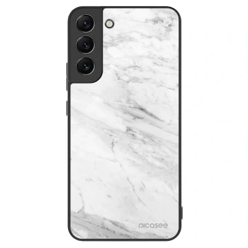 Szilikon tok erre a típusra Samsung Galaxy S22+ 5G - White marble