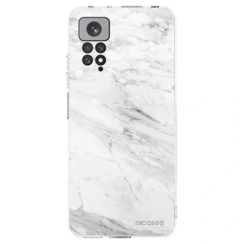 Picasee átlátszó szilikon tok az alábbi mobiltelefonokra Xiaomi Redmi Note 11 - White marble