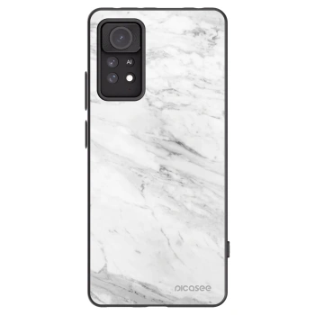 Picasee fekete szilikon tok az alábbi mobiltelefonokra Xiaomi Redmi Note 11 Pro - White marble
