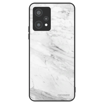 Szilikon tok erre a típusra Realme 9 Pro 5G - White marble