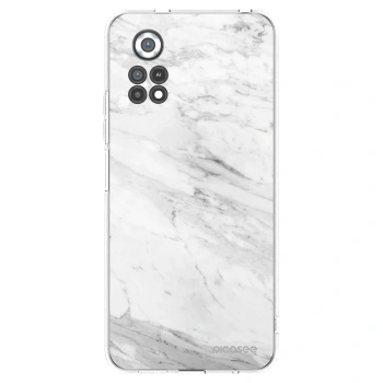 Picasee átlátszó szilikon tok az alábbi mobiltelefonokra Xiaomi Poco X4 Pro 5G - White marble