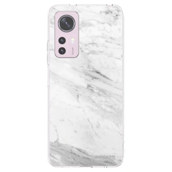 Picasee átlátszó szilikon tok az alábbi mobiltelefonokra Xiaomi 12 - White marble