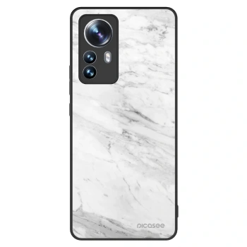 Szilikon tok erre a típusra Xiaomi 12 Pro - White marble