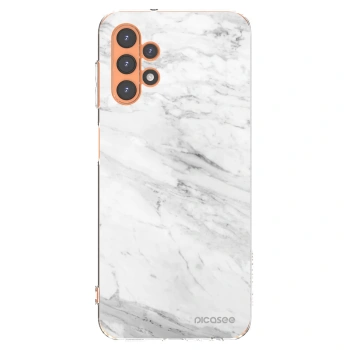 Picasee átlátszó szilikon tok az alábbi mobiltelefonokra Samsung Galaxy A13 4G A135 - White marble