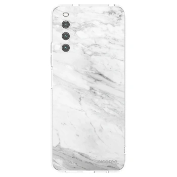 Picasee átlátszó szilikon tok az alábbi mobiltelefonokra Sony Xperia 10 IV 5G - White marble