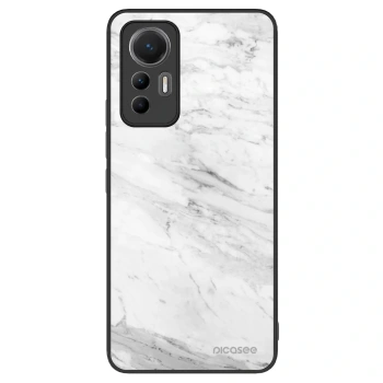 Szilikon tok erre a típusra Xiaomi 12 Lite - White marble