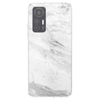 Picasee átlátszó szilikon tok az alábbi mobiltelefonokra Xiaomi 12 Lite - White marble