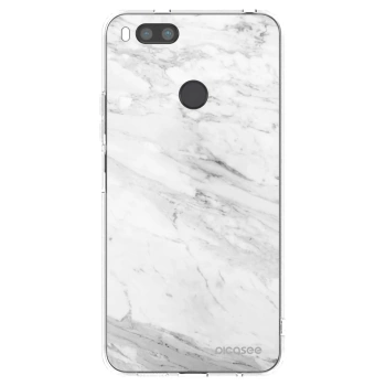 Picasee átlátszó szilikon tok az alábbi mobiltelefonokra Xiaomi Redmi A1 - White marble