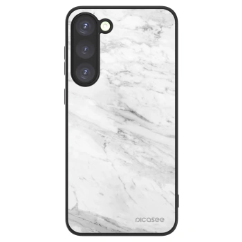 Szilikon tok erre a típusra Samsung Galaxy S23+ 5G - White marble