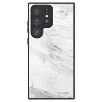 Picasee ULTIMATE CASE Samsung Galaxy S23 Ultra 5G - készülékre - White marble