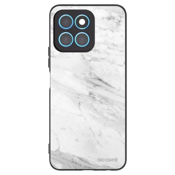 Picasee fekete szilikon tok az alábbi mobiltelefonokra Honor X8 5G - White marble
