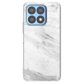 Picasee átlátszó szilikon tok az alábbi mobiltelefonokra Honor X8a - White marble