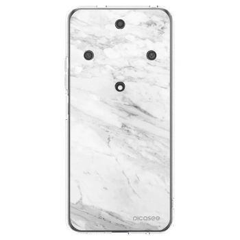 Picasee átlátszó szilikon tok az alábbi mobiltelefonokra Honor Magic5 Lite 5G - White marble