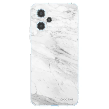 Picasee átlátszó szilikon tok az alábbi mobiltelefonokra Xiaomi Redmi Note 12 5G - White marble