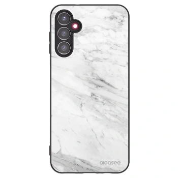 Picasee fekete szilikon tok az alábbi mobiltelefonokra Samsung Galaxy A14 5G A146P - White marble