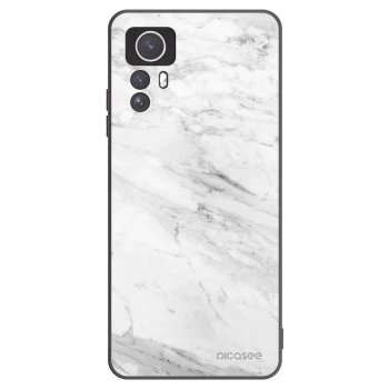 Picasee fekete szilikon tok az alábbi mobiltelefonokra Xiaomi Redmi Note 12S - White marble