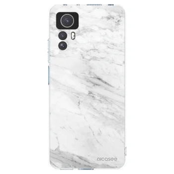 Picasee átlátszó szilikon tok az alábbi mobiltelefonokra Xiaomi Redmi Note 12S - White marble