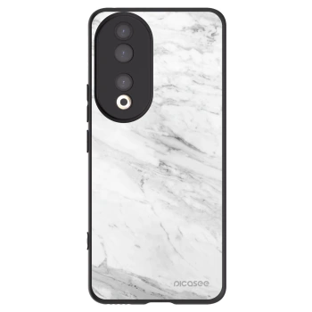 Picasee fekete szilikon tok az alábbi mobiltelefonokra Honor 90 5G - White marble