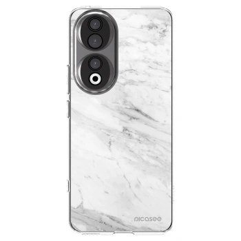 Picasee átlátszó szilikon tok az alábbi mobiltelefonokra Honor 90 5G - White marble