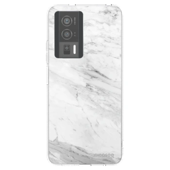 Picasee átlátszó szilikon tok az alábbi mobiltelefonokra Xiaomi Poco F5 Pro 5G - White marble