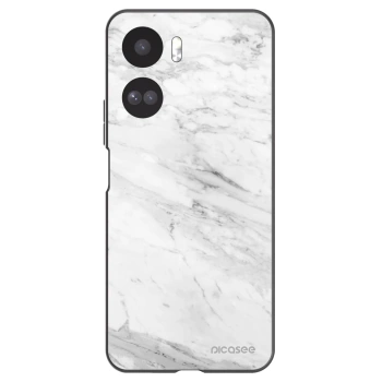 Picasee fekete szilikon tok az alábbi mobiltelefonokra Honor 90 Lite 5G - White marble