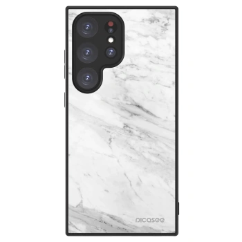Picasee ULTIMATE CASE PowerShare Samsung Galaxy S24 Ultra S928B 5G - készülékre - White marble