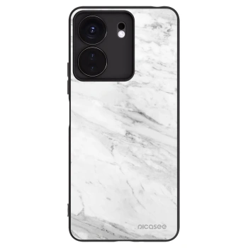 Picasee fekete szilikon tok az alábbi mobiltelefonokra Xiaomi Redmi 13C 4G - White marble