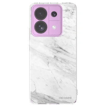 Picasee átlátszó szilikon tok az alábbi mobiltelefonokra Xiaomi Redmi Note 13 Pro 5G - White marble
