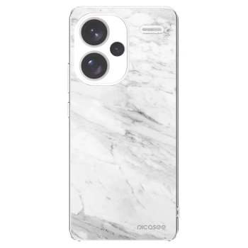 Picasee átlátszó szilikon tok az alábbi mobiltelefonokra Xiaomi Redmi Note 13 Pro+ 5G - White marble