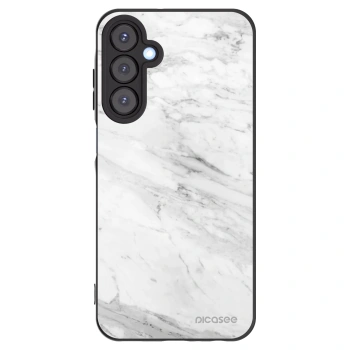 Picasee fekete szilikon tok az alábbi mobiltelefonokra Samsung Galaxy A25 A256B 5G - White marble