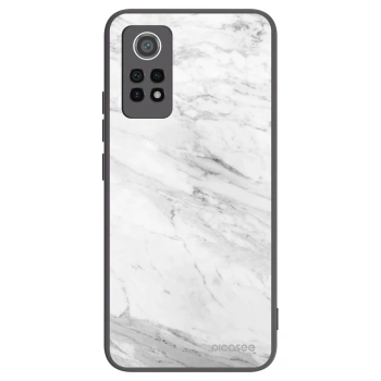 Picasee fekete szilikon tok az alábbi mobiltelefonokra Xiaomi Redmi Note 12 Pro 4G - White marble