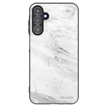 Picasee fekete szilikon tok az alábbi mobiltelefonokra Samsung Galaxy A15 A155F 4G - White marble