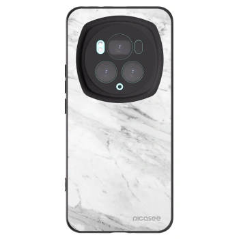 Picasee fekete szilikon tok az alábbi mobiltelefonokra Honor Magic6 Pro - White marble