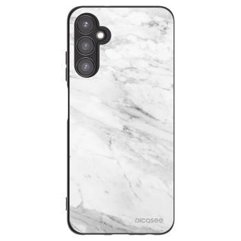 Picasee fekete szilikon tok az alábbi mobiltelefonokra Samsung Galaxy A05s A057G - White marble