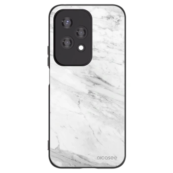 Picasee fekete szilikon tok az alábbi mobiltelefonokra Honor 200 Lite - White marble