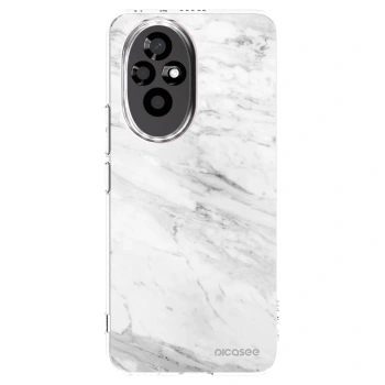 Picasee átlátszó szilikon tok az alábbi mobiltelefonokra Honor 200 5G - White marble