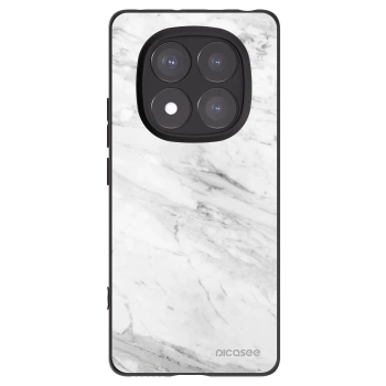 Picasee fekete szilikon tok az alábbi mobiltelefonokra Xiaomi Redmi Note 14 Pro+ 5G - White marble