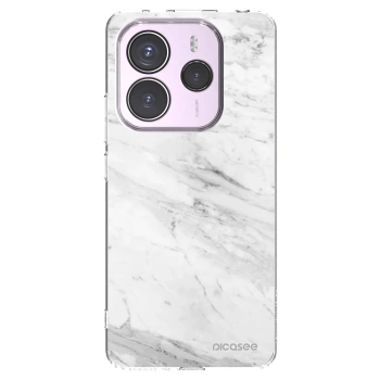 Picasee átlátszó szilikon tok az alábbi mobiltelefonokra Xiaomi Redmi Note 14 5G - White marble