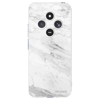 Picasee átlátszó szilikon tok az alábbi mobiltelefonokra Xiaomi Redmi 14C - White marble