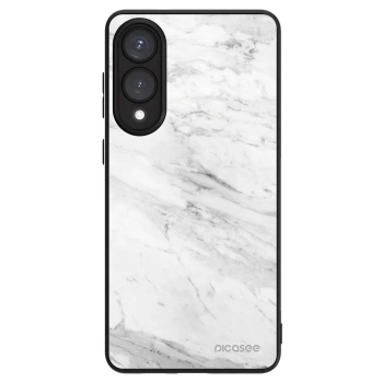Szilikon tok erre a típusra Samsung Galaxy S25 Edge 5G - White marble