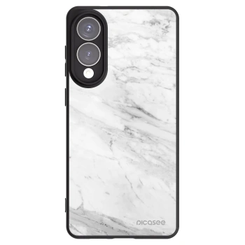 Picasee fekete szilikon tok az alábbi mobiltelefonokra Samsung Galaxy S25 Edge 5G - White marble